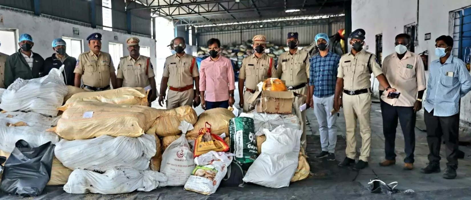 872 kg of Seized Drugs Destroyed in Hyderabad