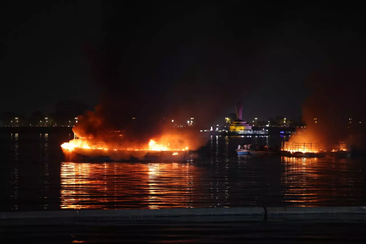 Hussainsagar Boat Fire: BJP Leaves Kin of Ajay, Other Victims in Cold