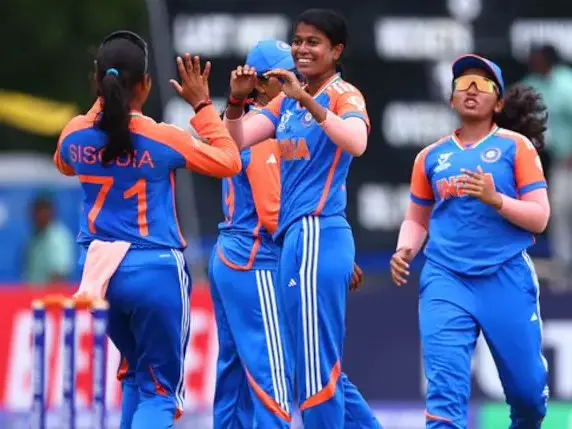 Kamalini's fifty, spinners' precision guide India to U19 T20 WC final, to face SA for title