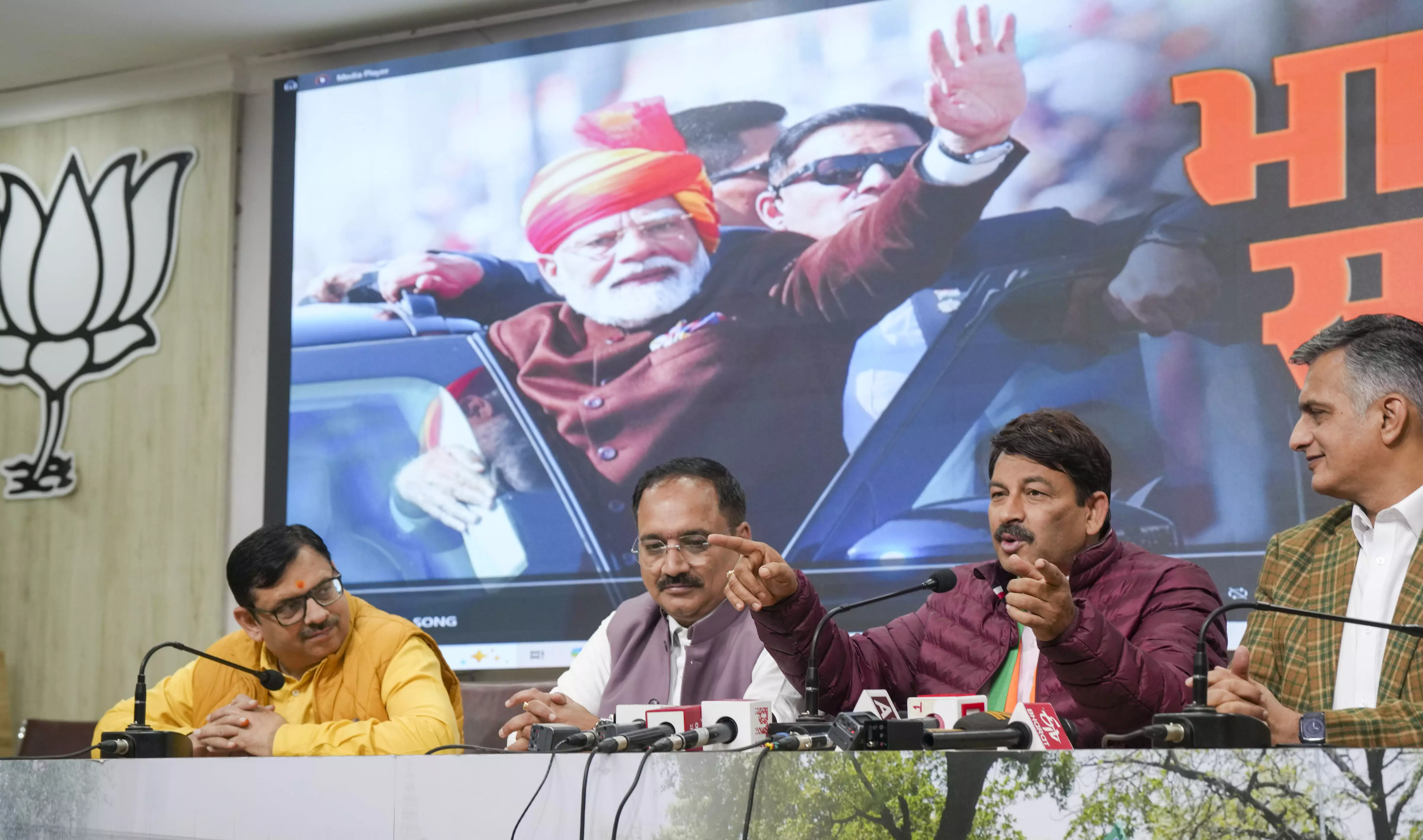 BJP launches new campaign song three days before Delhi polls