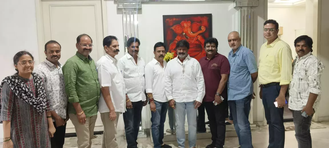 TFI Representatives Congratulate Balakrishna for Getting Padma Bhushan