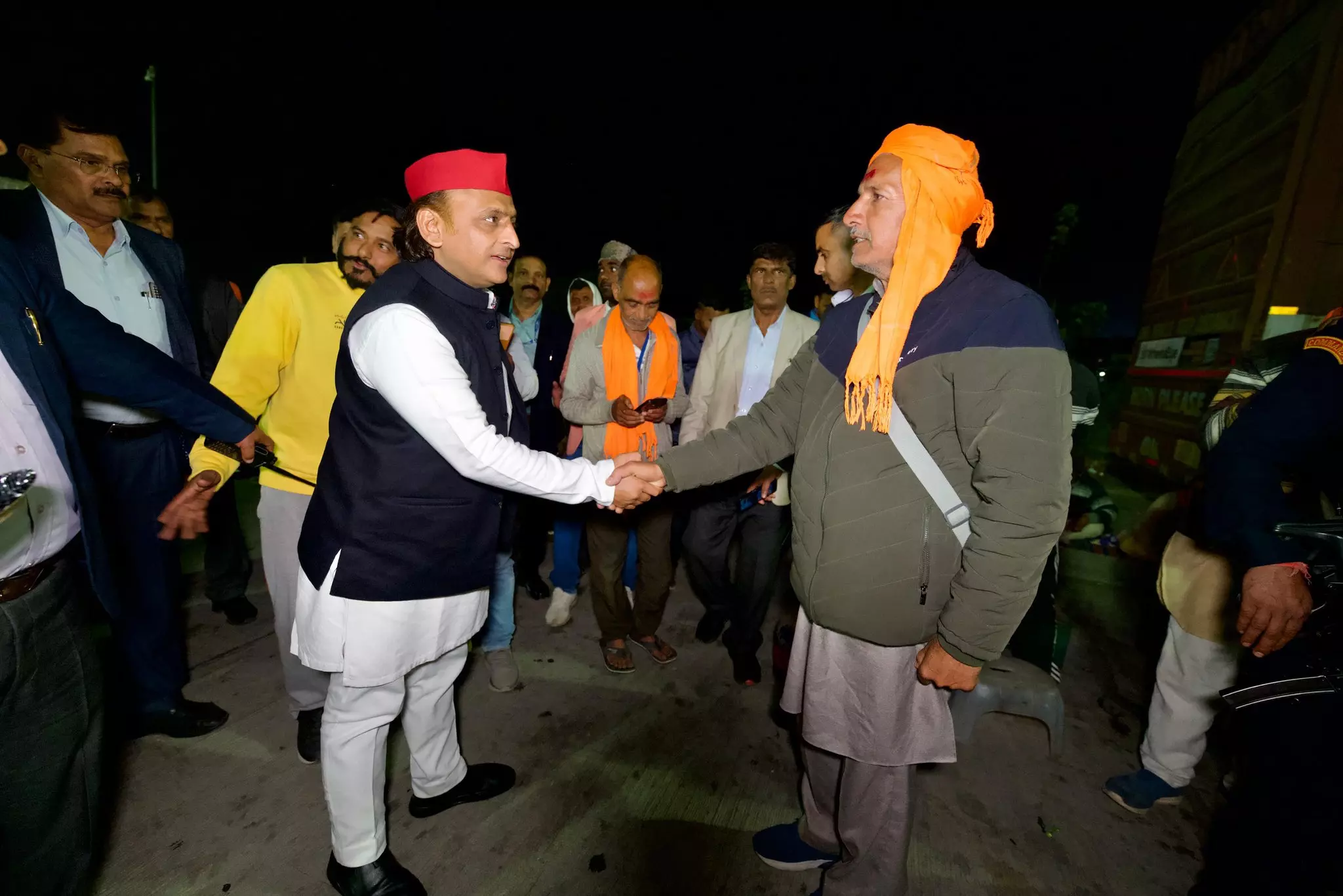 Akhilesh demands toll fee waiver for vehicles in UP during Maha Kumbh