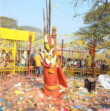 Mini-Medaram Jatra underway in Mulugu district