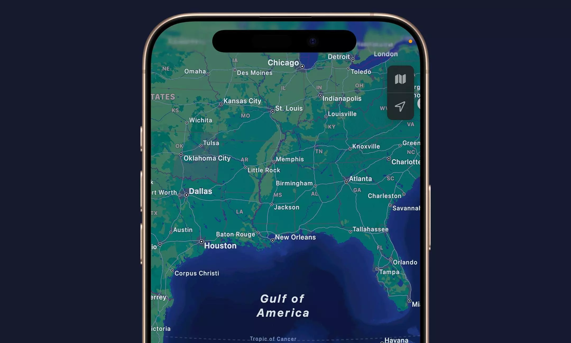 Apple Is Renaming Gulf of Mexico to Gulf of America on Maps App