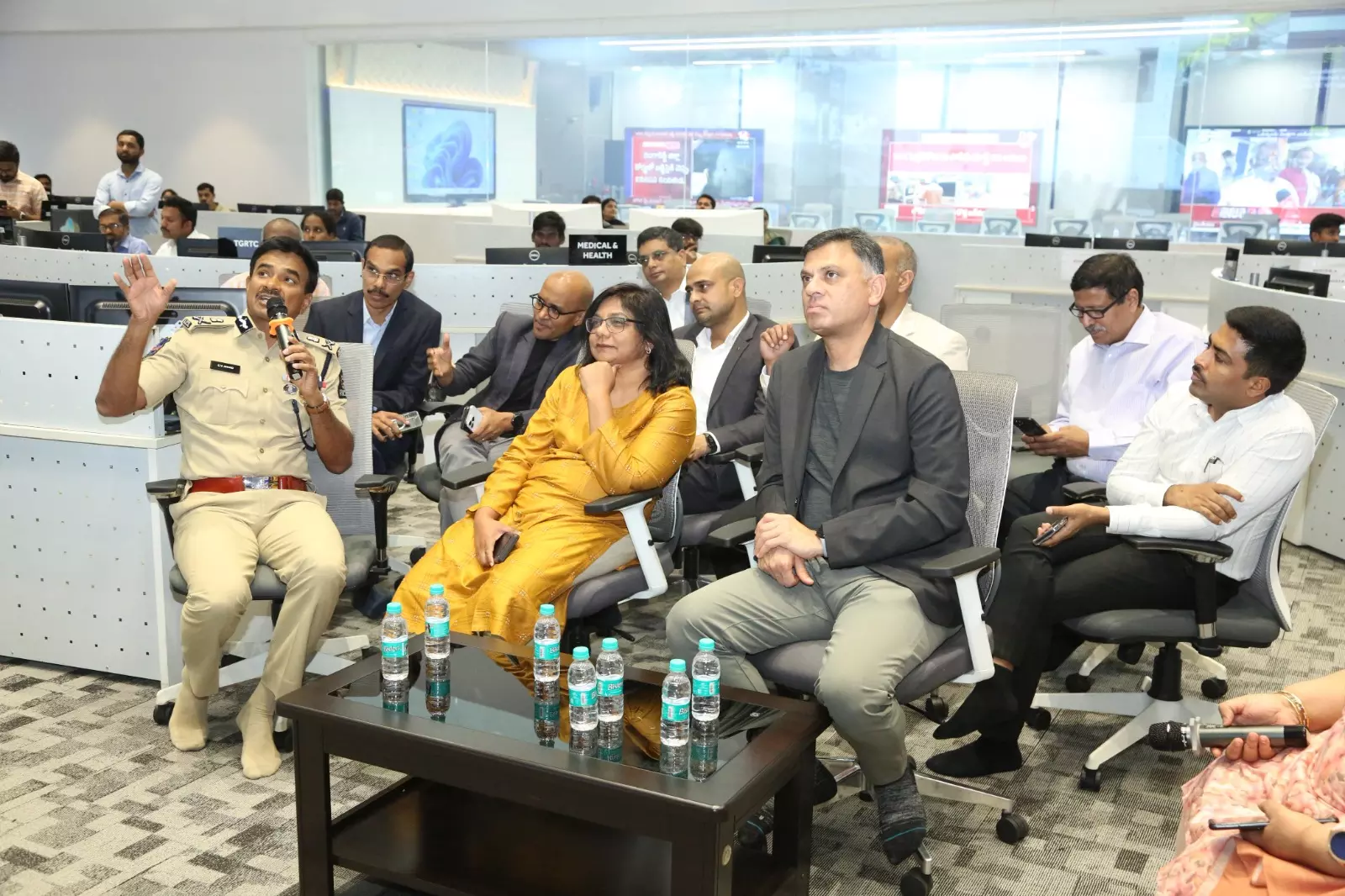 Google India visits TGICCC to study traffic management system in Hyderabad