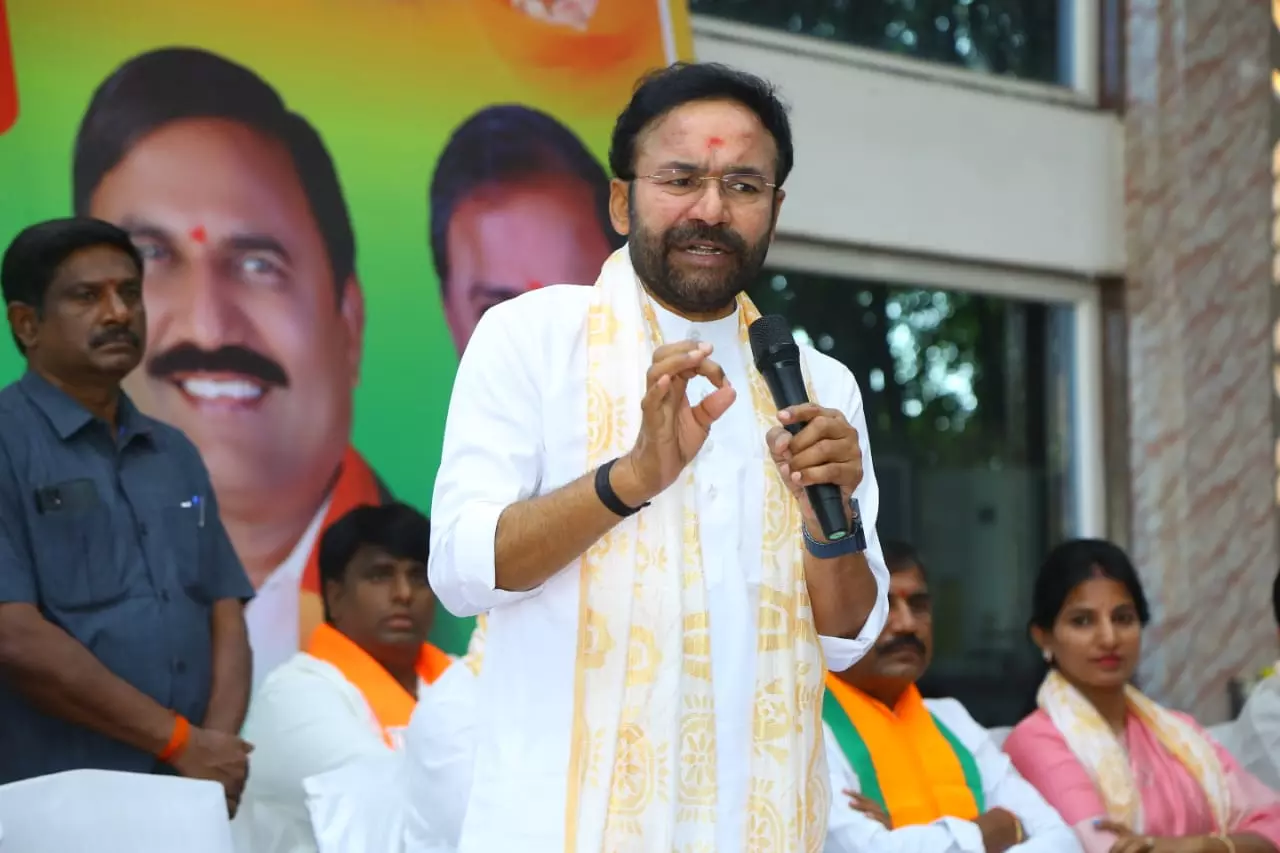 Telangana: Kishan dares Revanth, KCR for debate on central funds