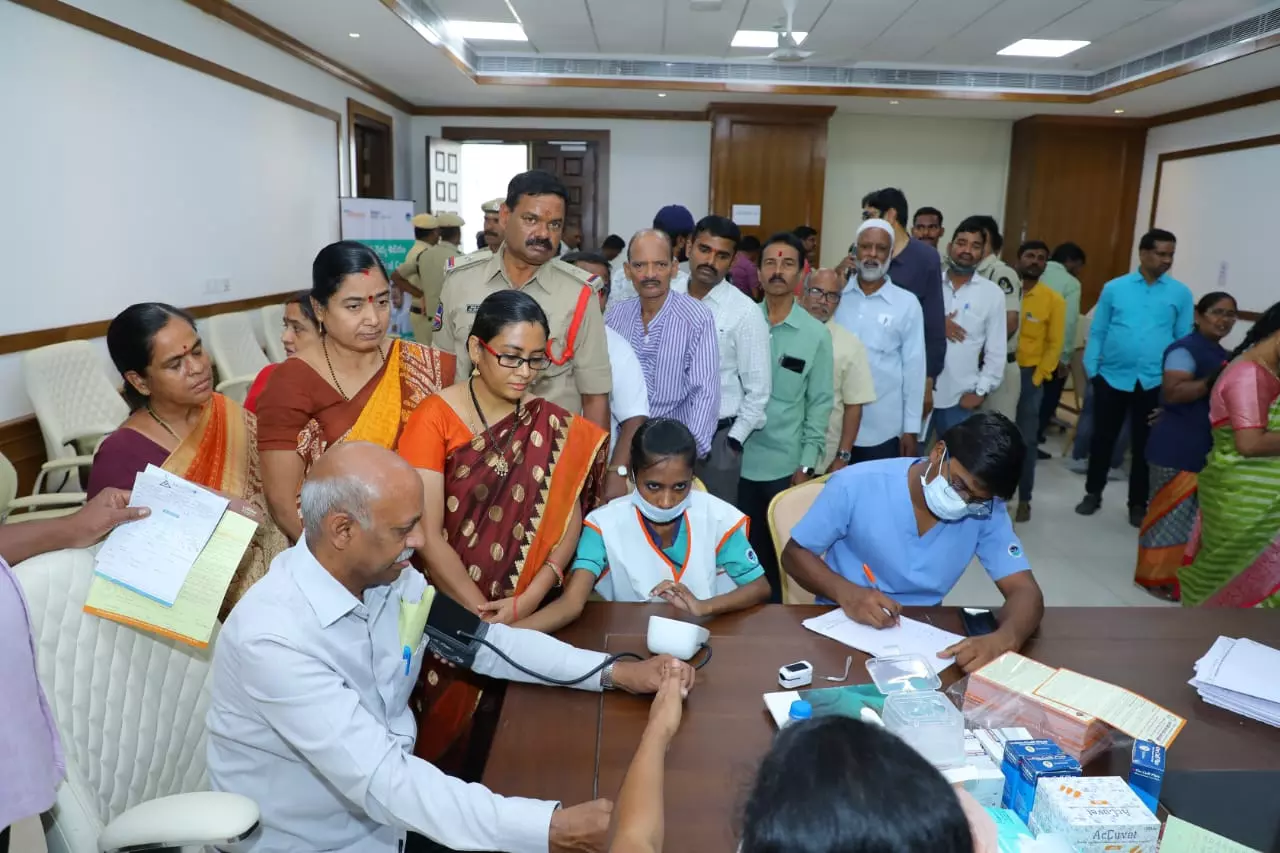 Health Secretary Christina Chongthu Inaugurates Free Medical Camp at Secretariat