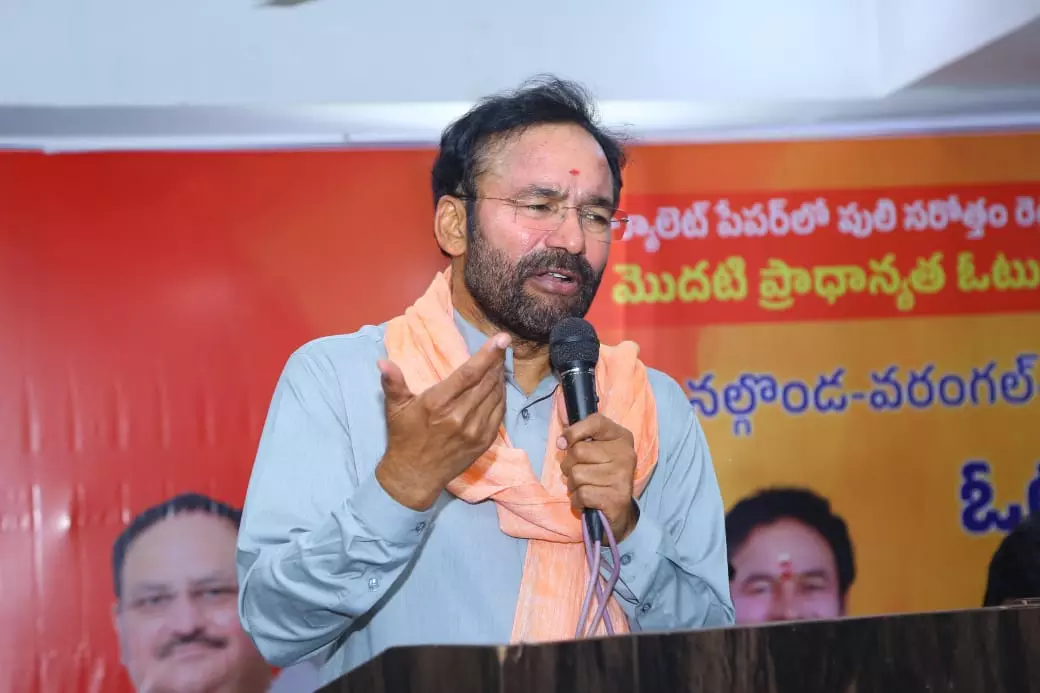 Revanth’s comments on Modi’s caste irresponsible: Kishan Reddy