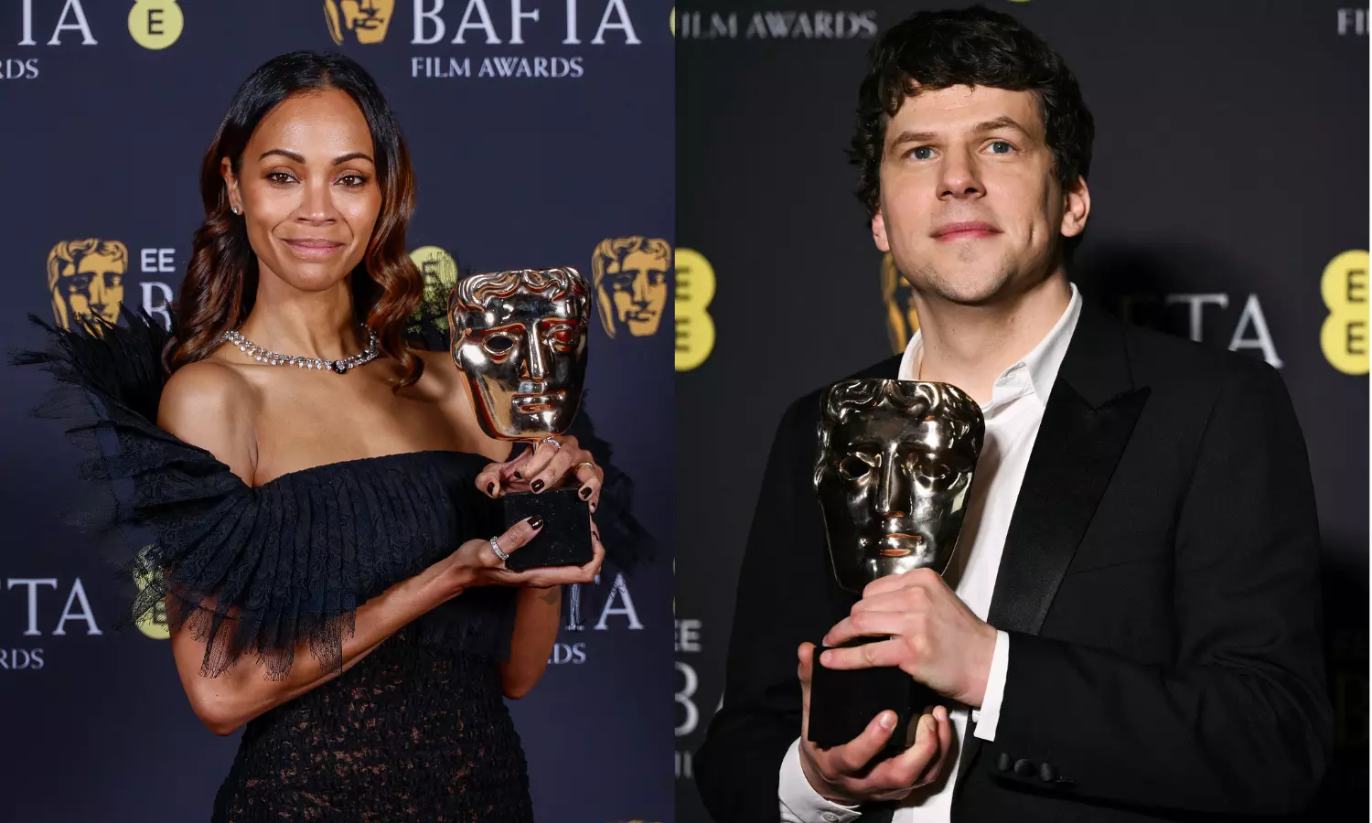 From Zoe Saldaña to Jesse Eisenberg: 7 most memorable moments from BAFTAs