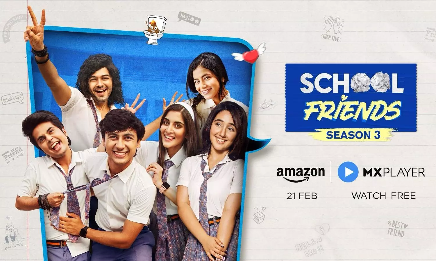 Amazon MX Player announces School Friends Season 3, with Ashnoor Kaur joining the cast. Trailer is out!