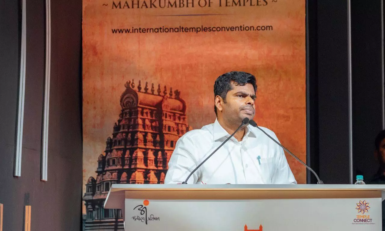 Annamalai seeks temple freedom to foster economic development and social welfare