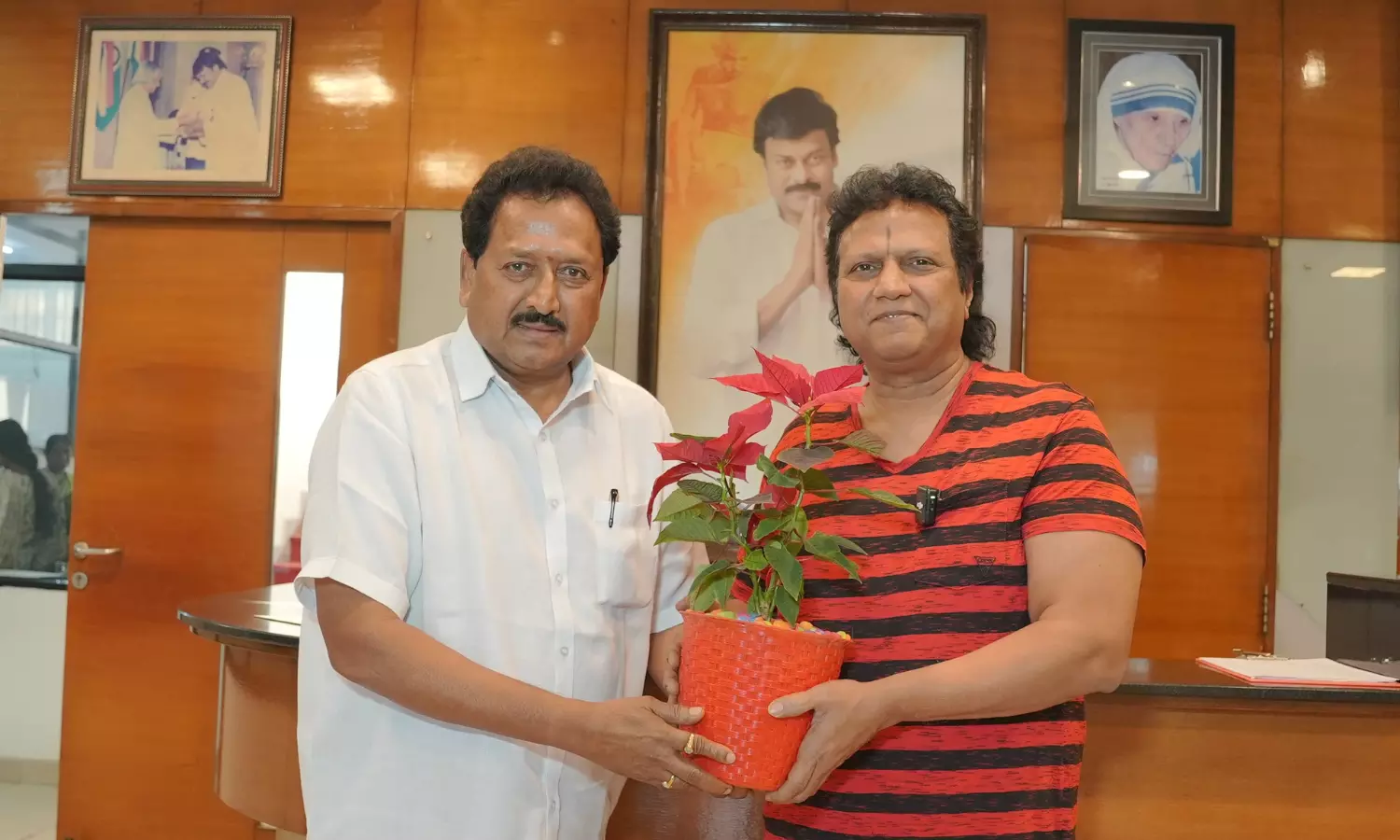 Mani Sharma Donates Blood at Chiranjeevi Blood Bank