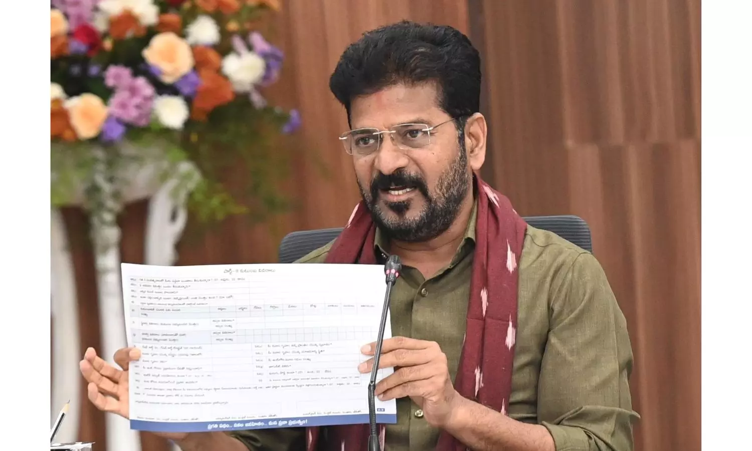 BJP spreading false propaganda on caste census, says Revanth Reddy