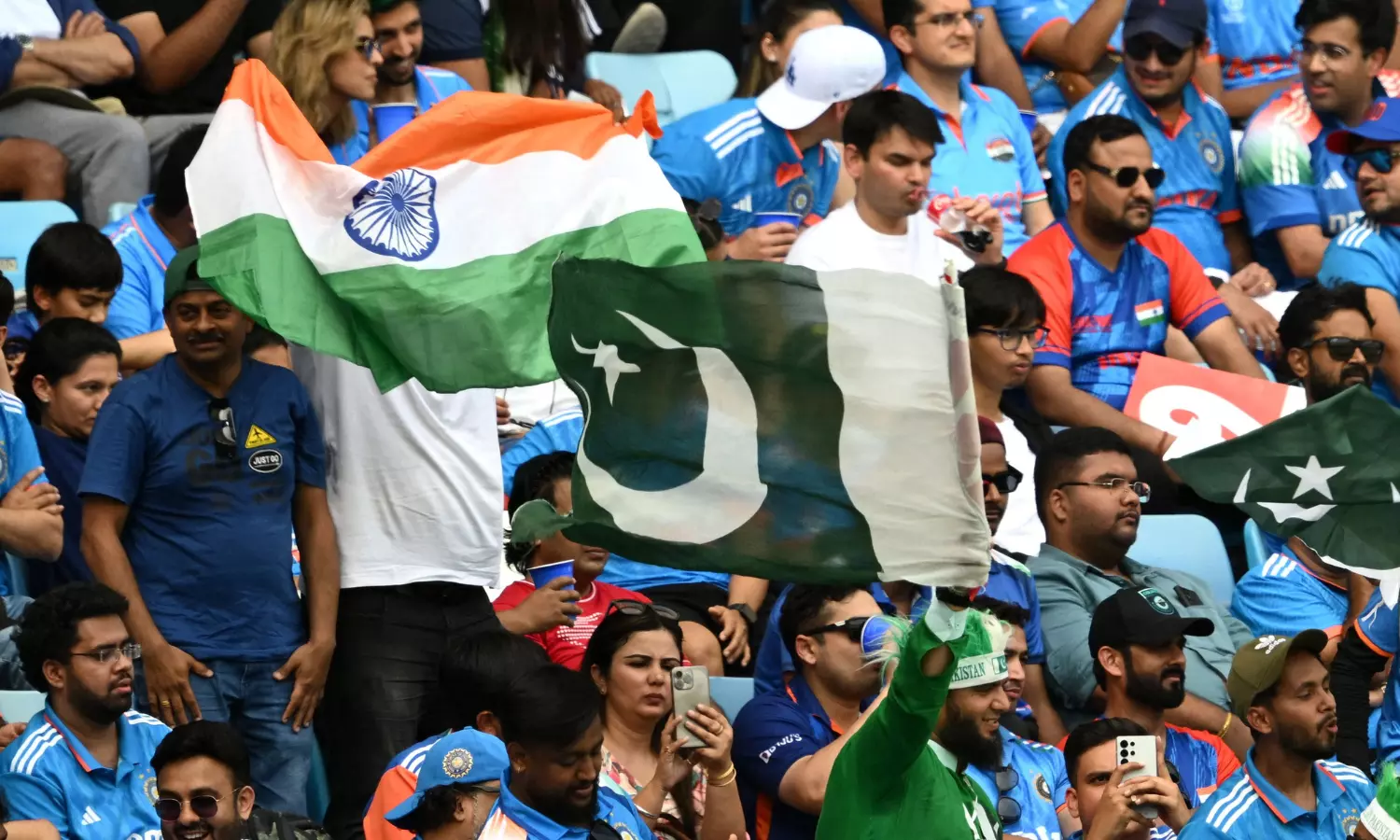 Champions Trophy: Fans slowly fill up empty stands in Dubai for Ind-Pak game