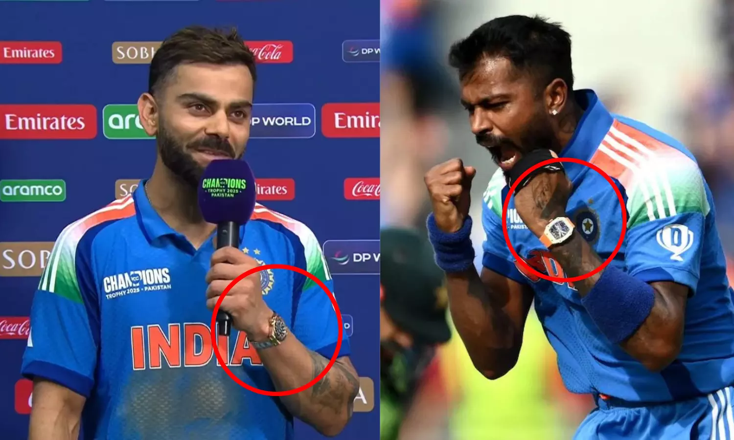 Internet in awe after Kohli, Pandya flaunt luxury watches