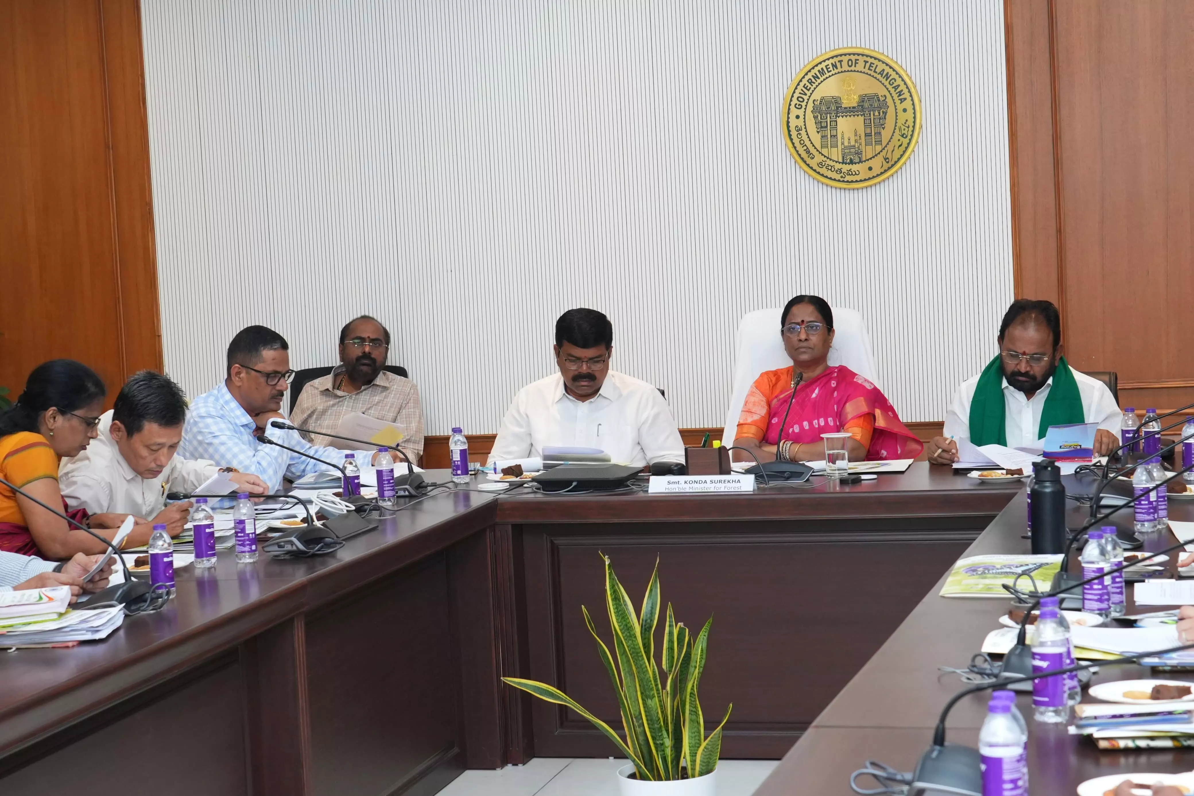 Minister Konda Surekha stresses wildlife safety and conservation