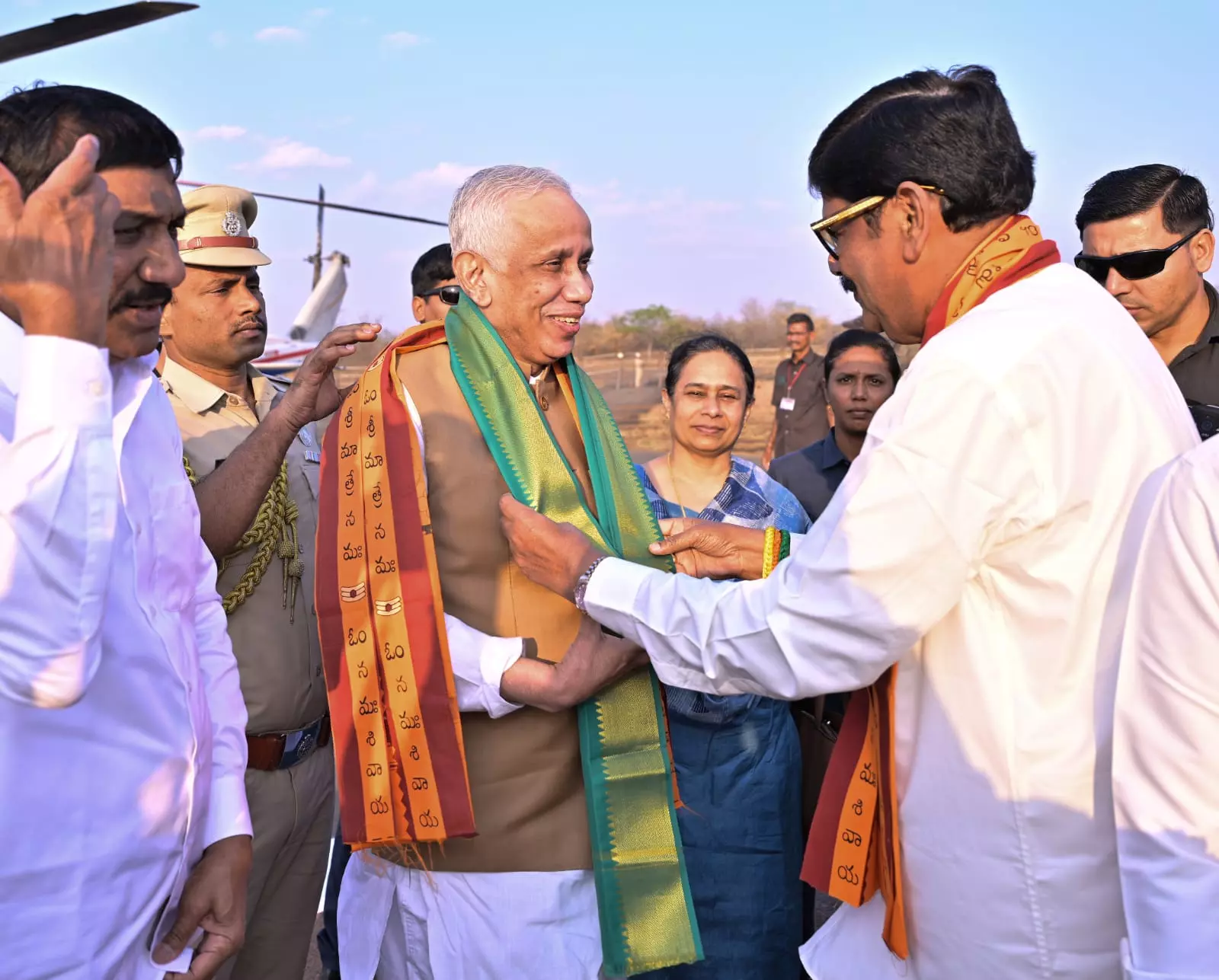 AP Governor in Srisailam to offer prayers