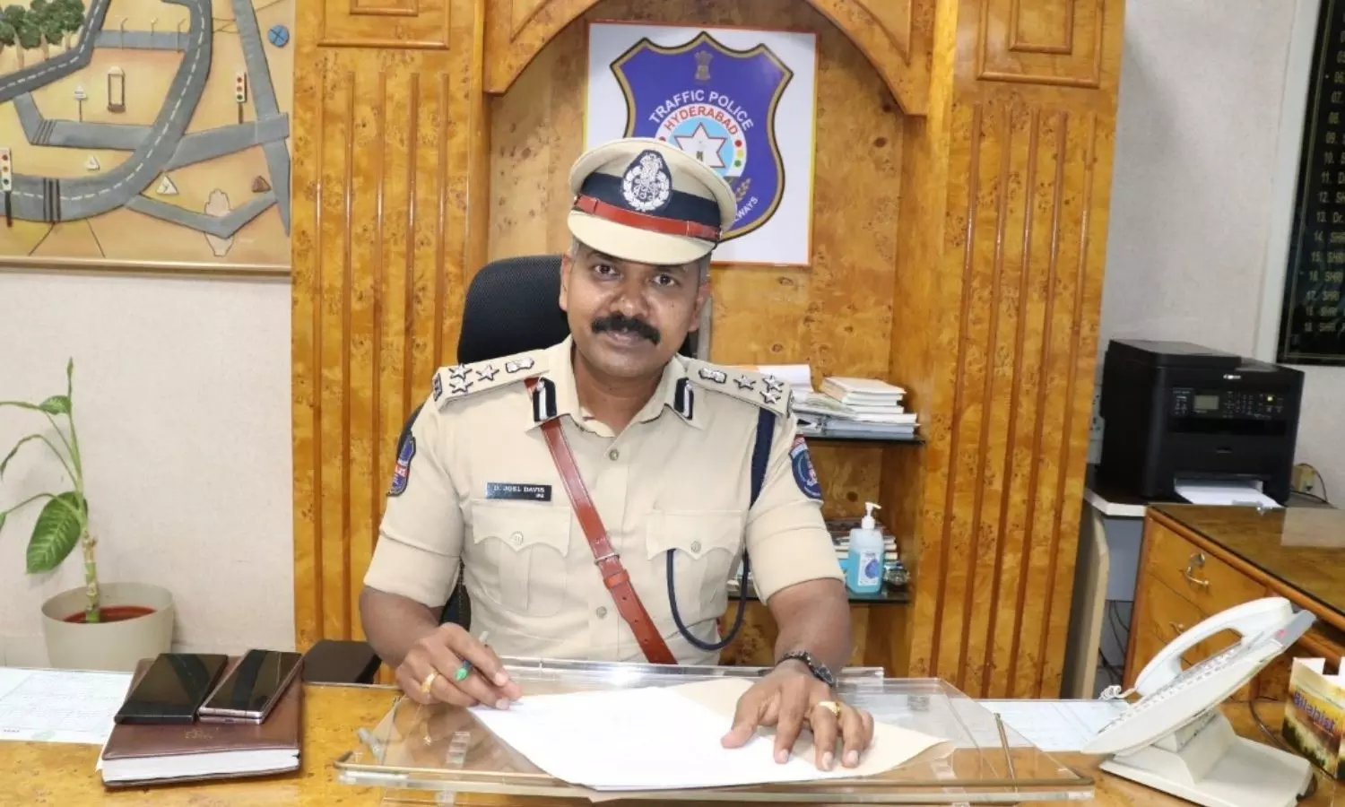 Joel Davis takes charge as Hyderabad Traffic Police Chief