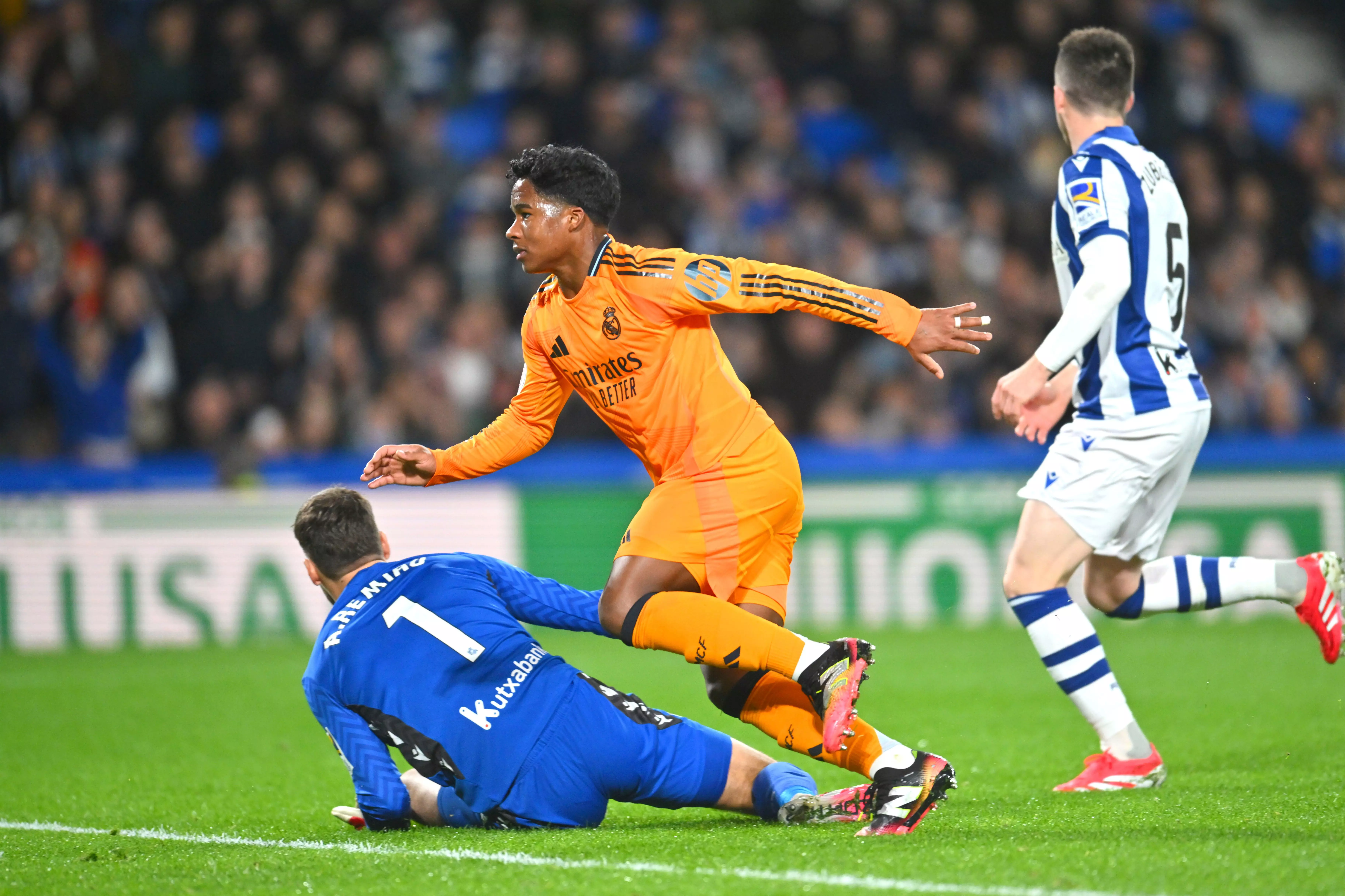 Endrick fires Real Madrid to 1-0 win in first leg of Copa del Rey semifinals