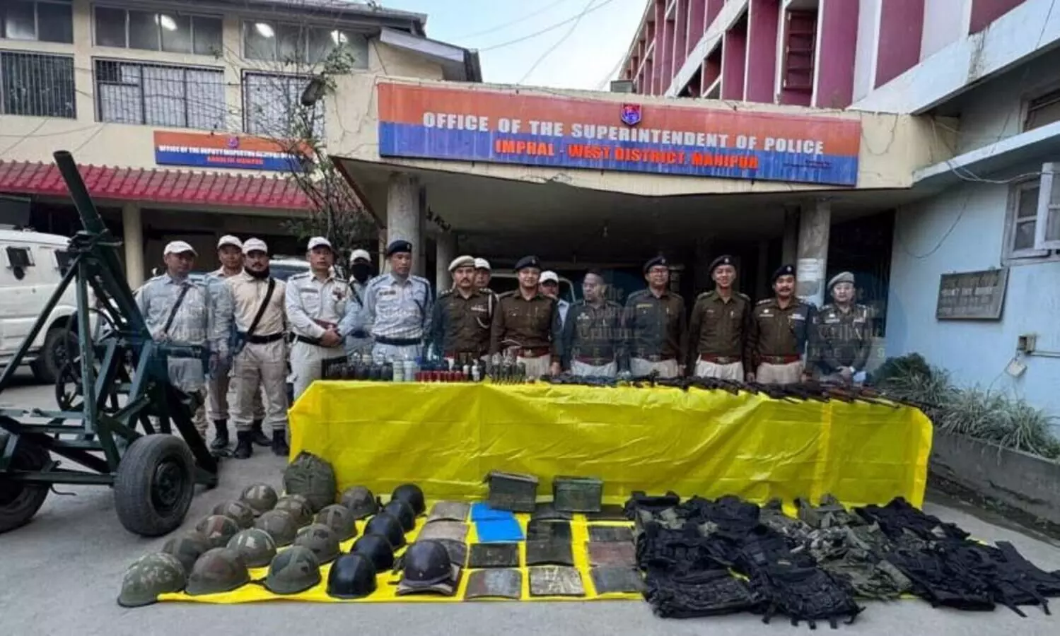 Radical Meitei group Arambai Tenggol surrenders arms to Manipur Rifles camp