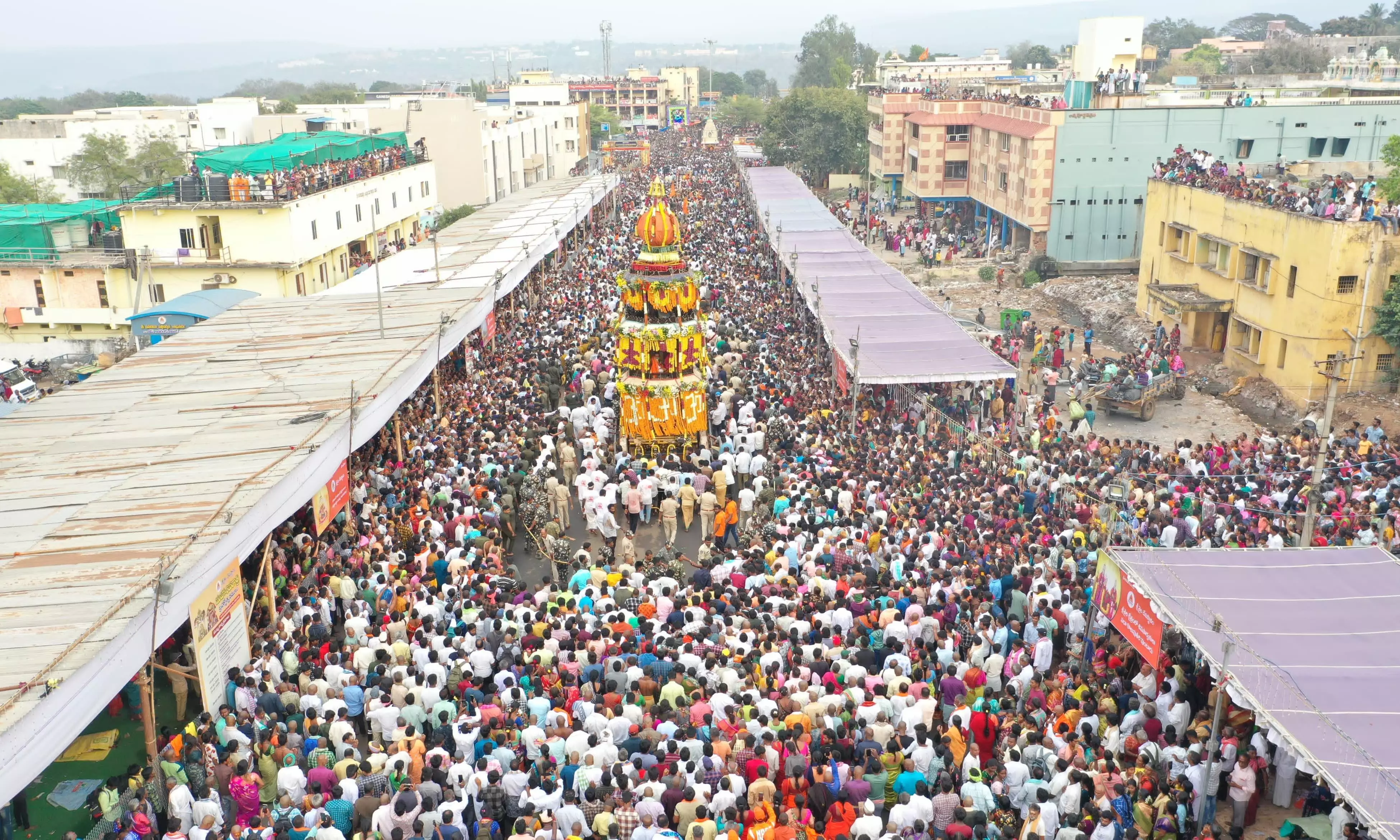 Rathotsavam, Teppotsavam Held in Srisailam