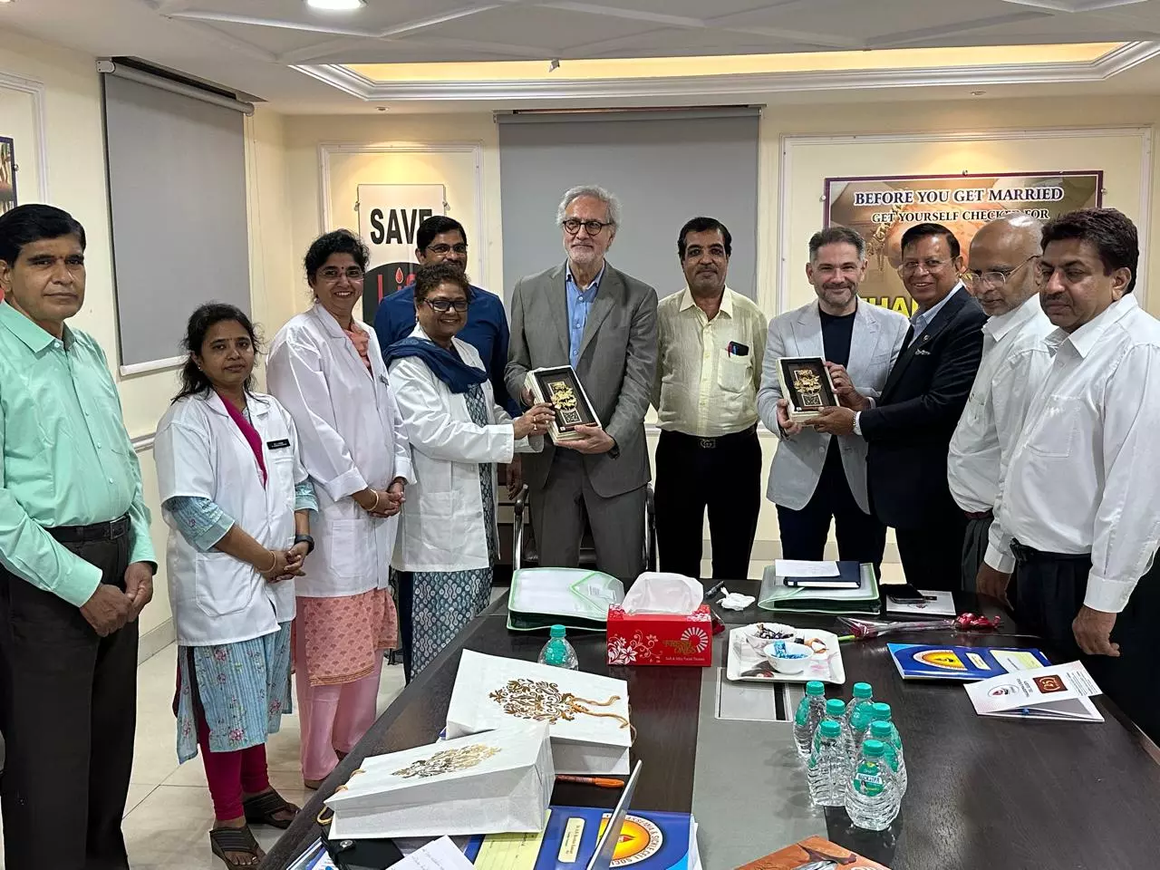 Thalassemia International Federation delegates visit TSCS Hyderabad