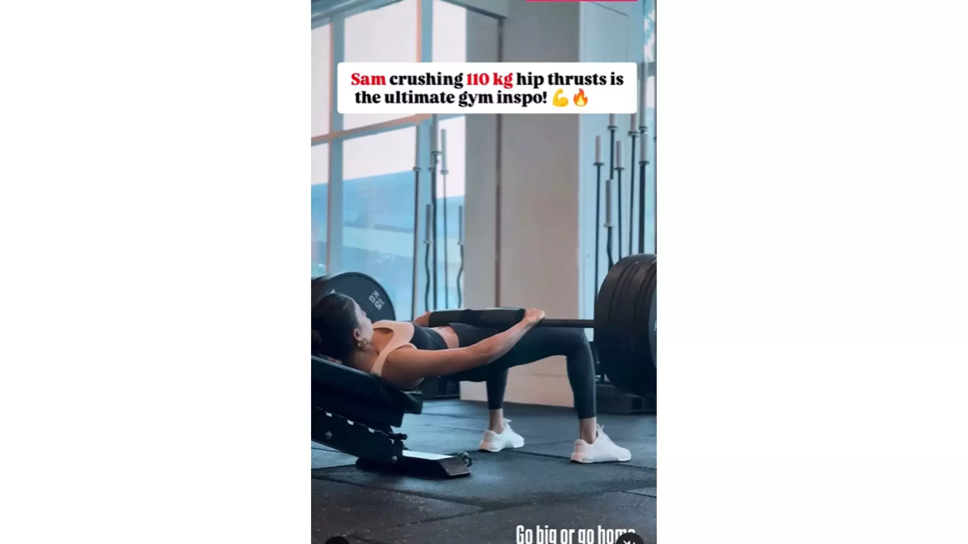 Samantha Raises the Bar—And the Weights!