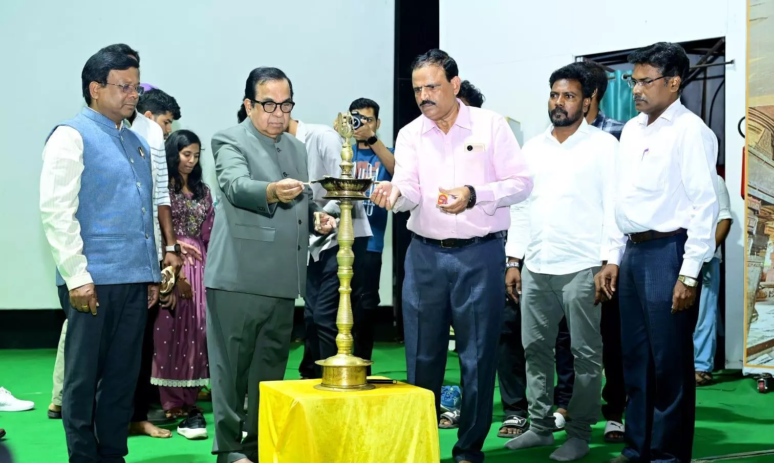 Actor Brahmanandam Opens NIT’s Springspree 2025 Fete