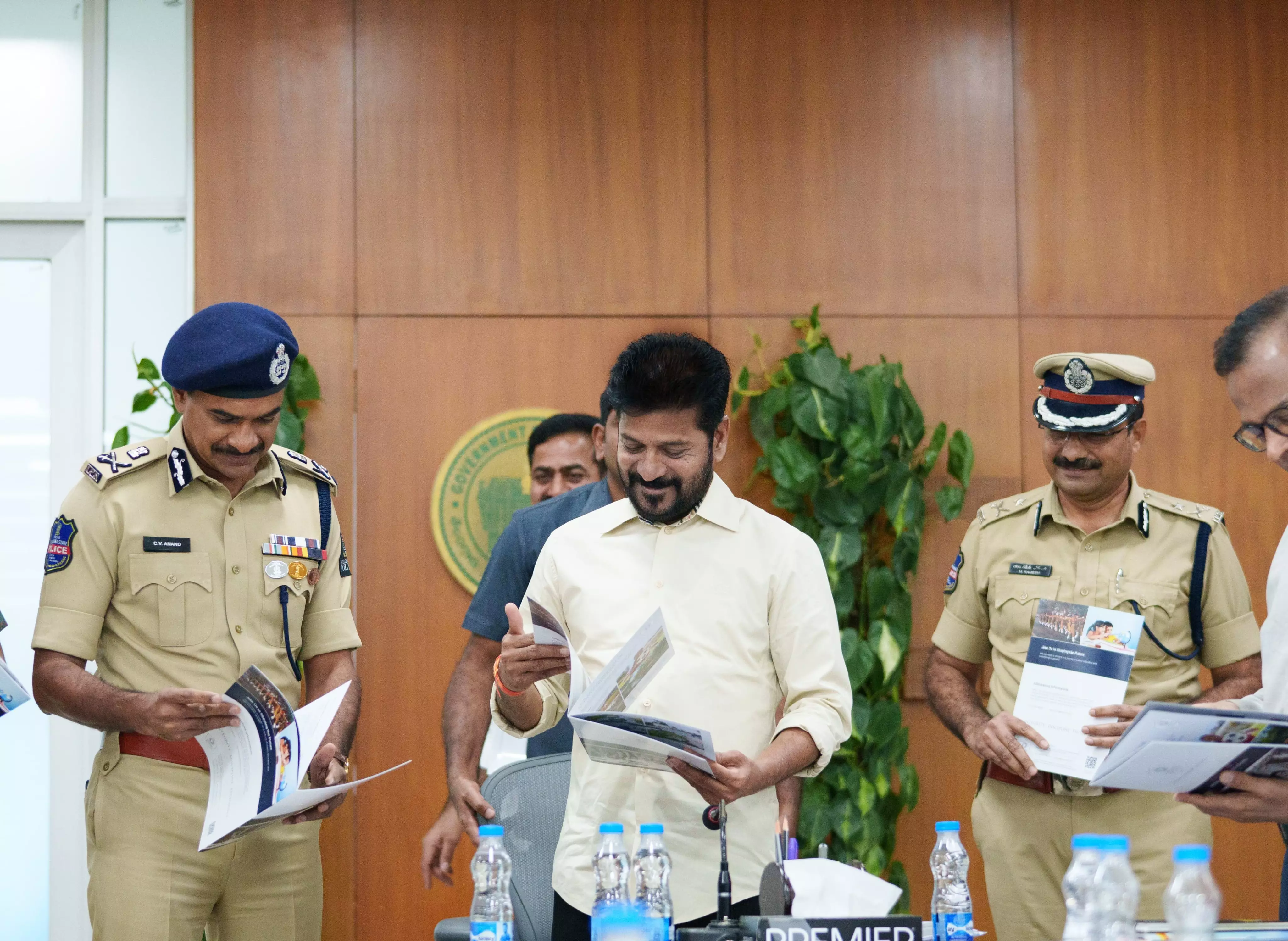 Revanth Reddy unveils Young India Police School website