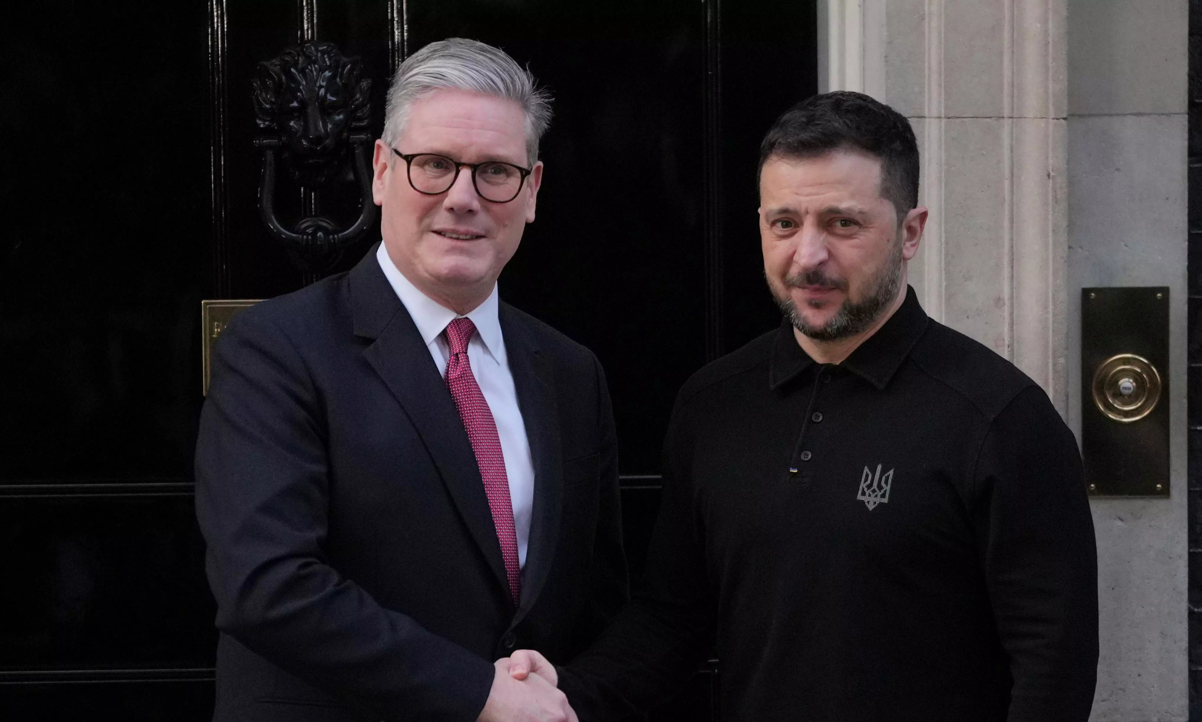 Zelenskyy embraced by UK's Starmer a day after White House blowout