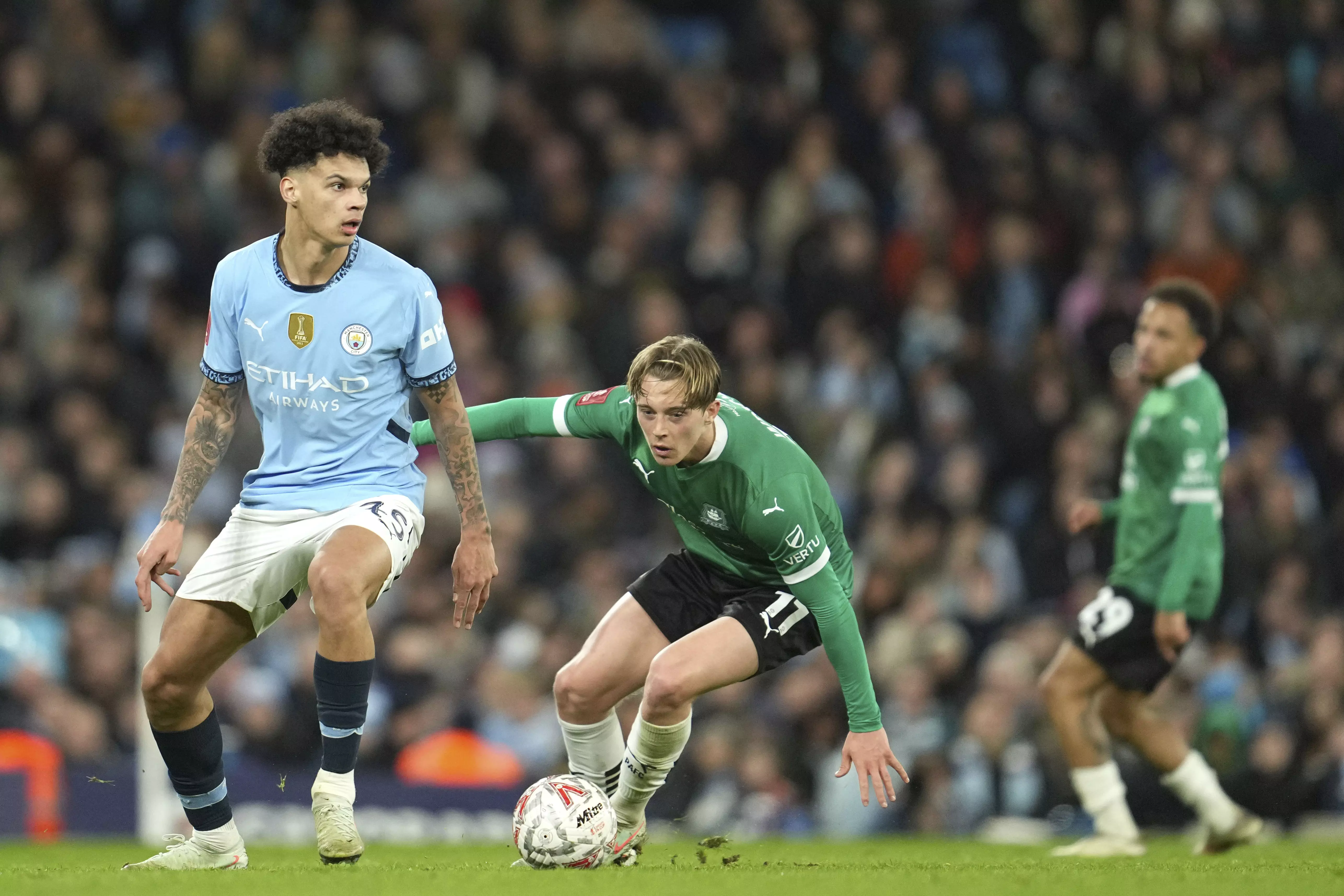 Manchester City survive FA Cup scare as O'Reilly sinks Plymouth