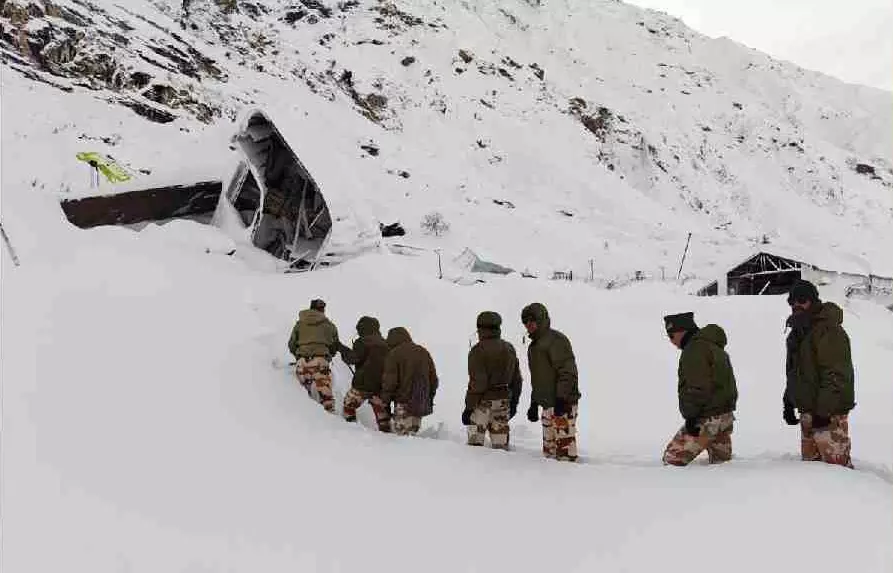 Search for Missing Labourers Resumes After Avalanche in Uttarakhand