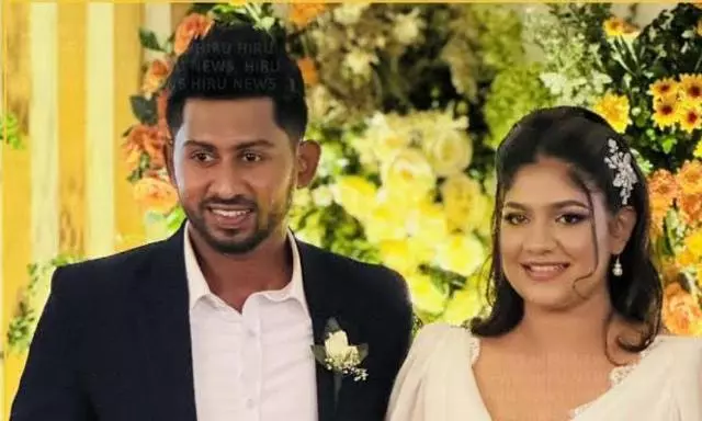 Kamindu Mendis and Nishni Celebrating Love Beyond the Crease