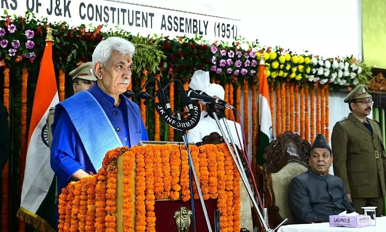 L-G Manoj Sinha: Restoration of Statehood a Foremost Aspiration of J&K People