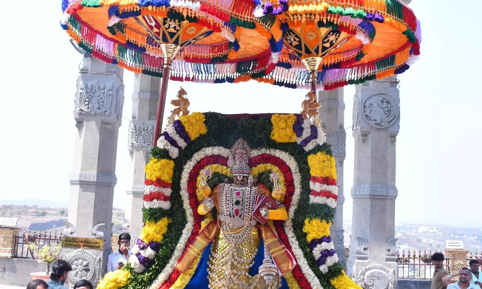 Sri Lakshminarsiha Swamy Appears in Matsya Avatar Attire