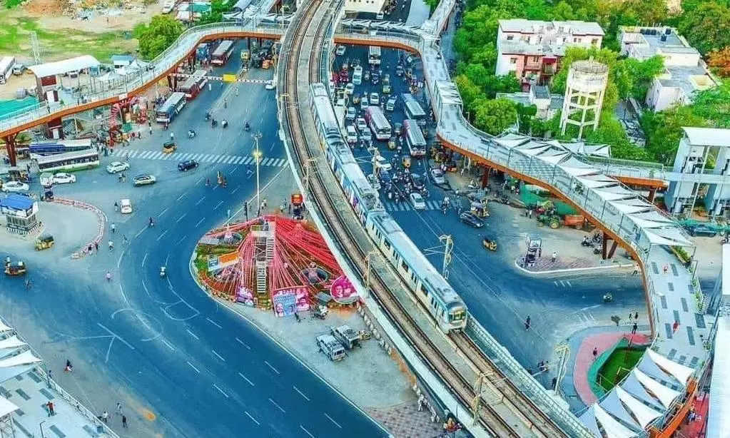 Hyderabad Metro Rail encourages skywalks for easy entry, exit