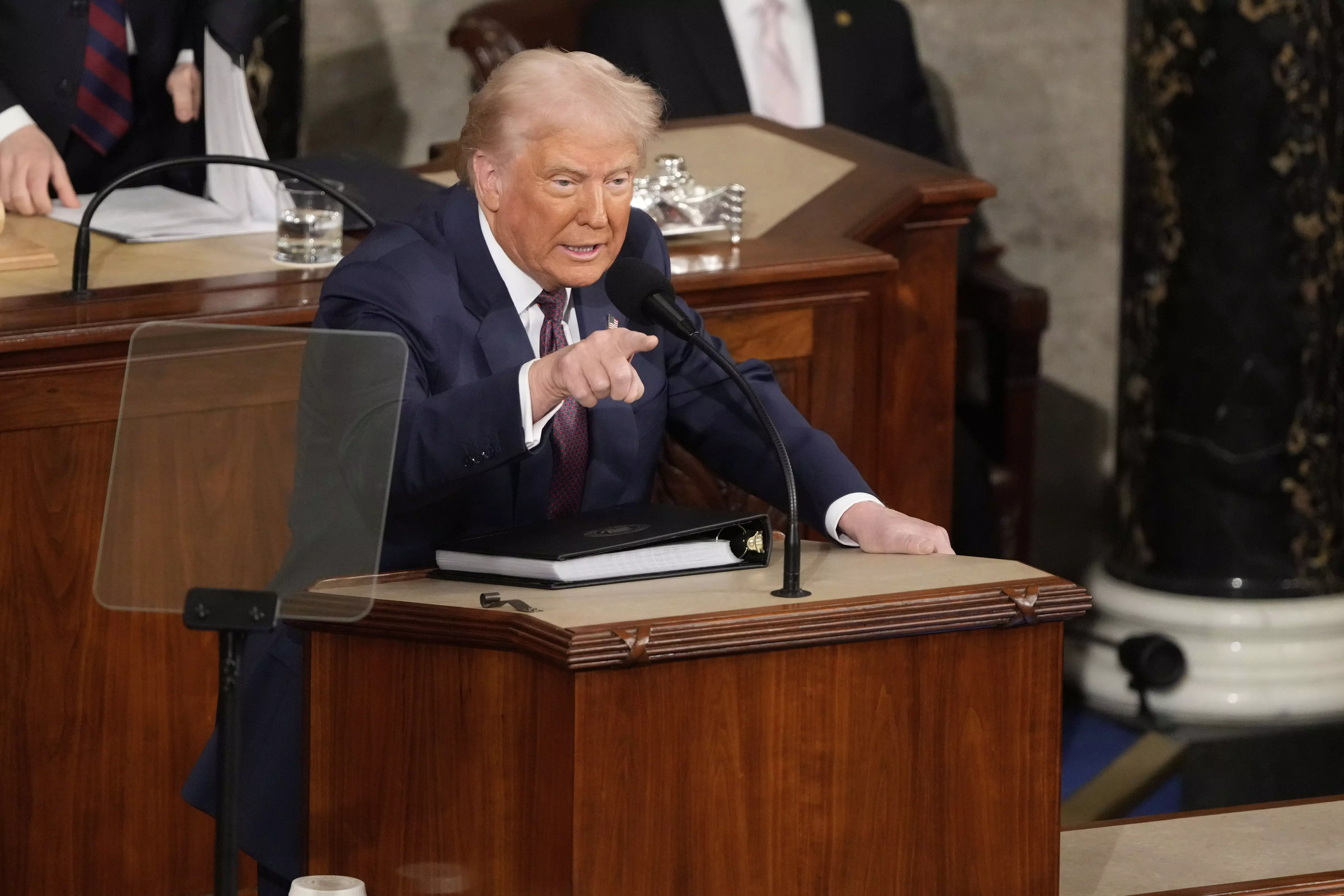 Trump hails unstoppable America in address to Congress