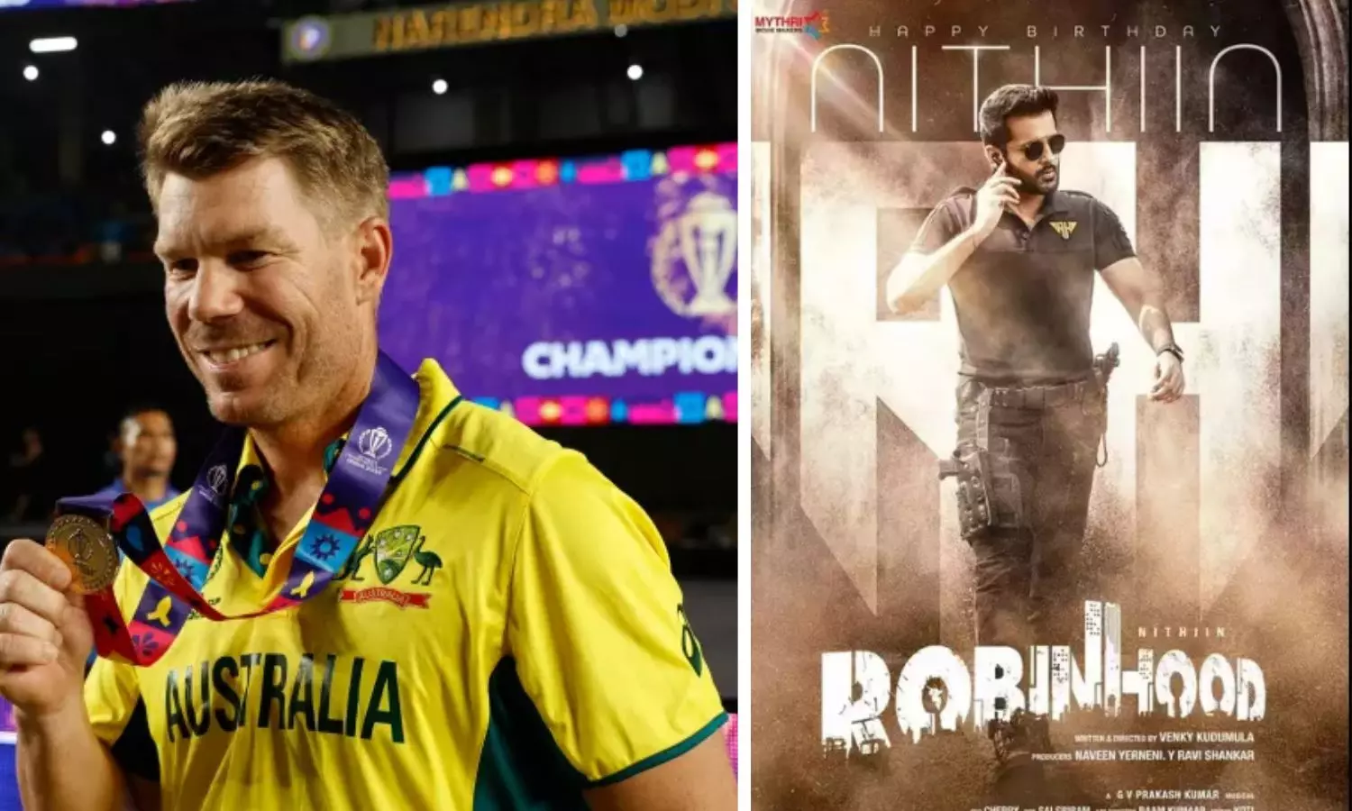 David Warner Ventures into Telugu Cinema with a Cameo in Robinhood