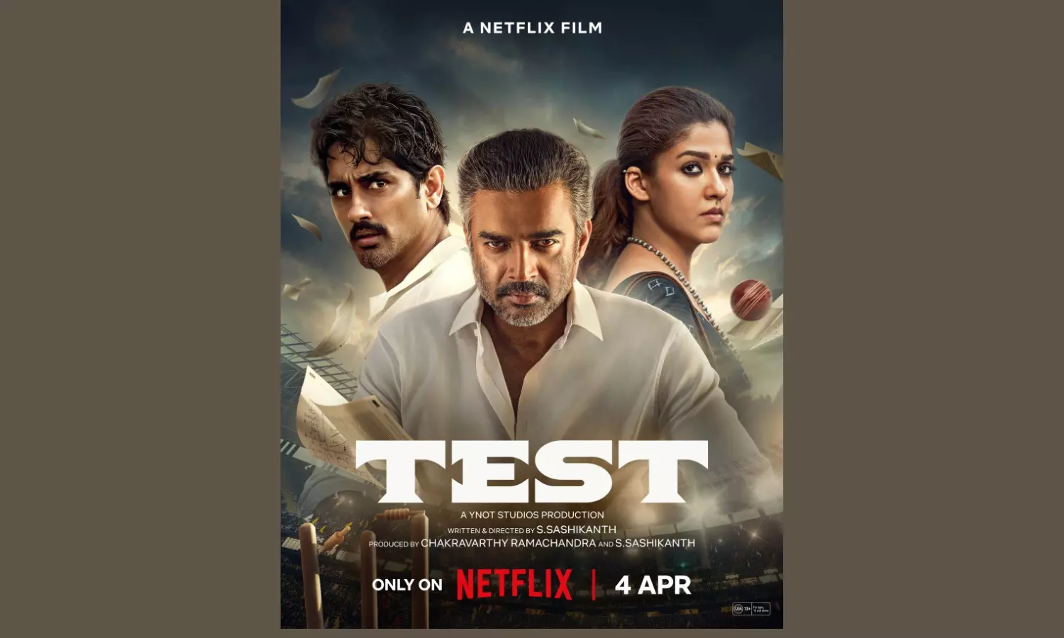 Three Stars, a Cricket Match, and One Life-Changing Story: ‘TEST’ Premieres April 4