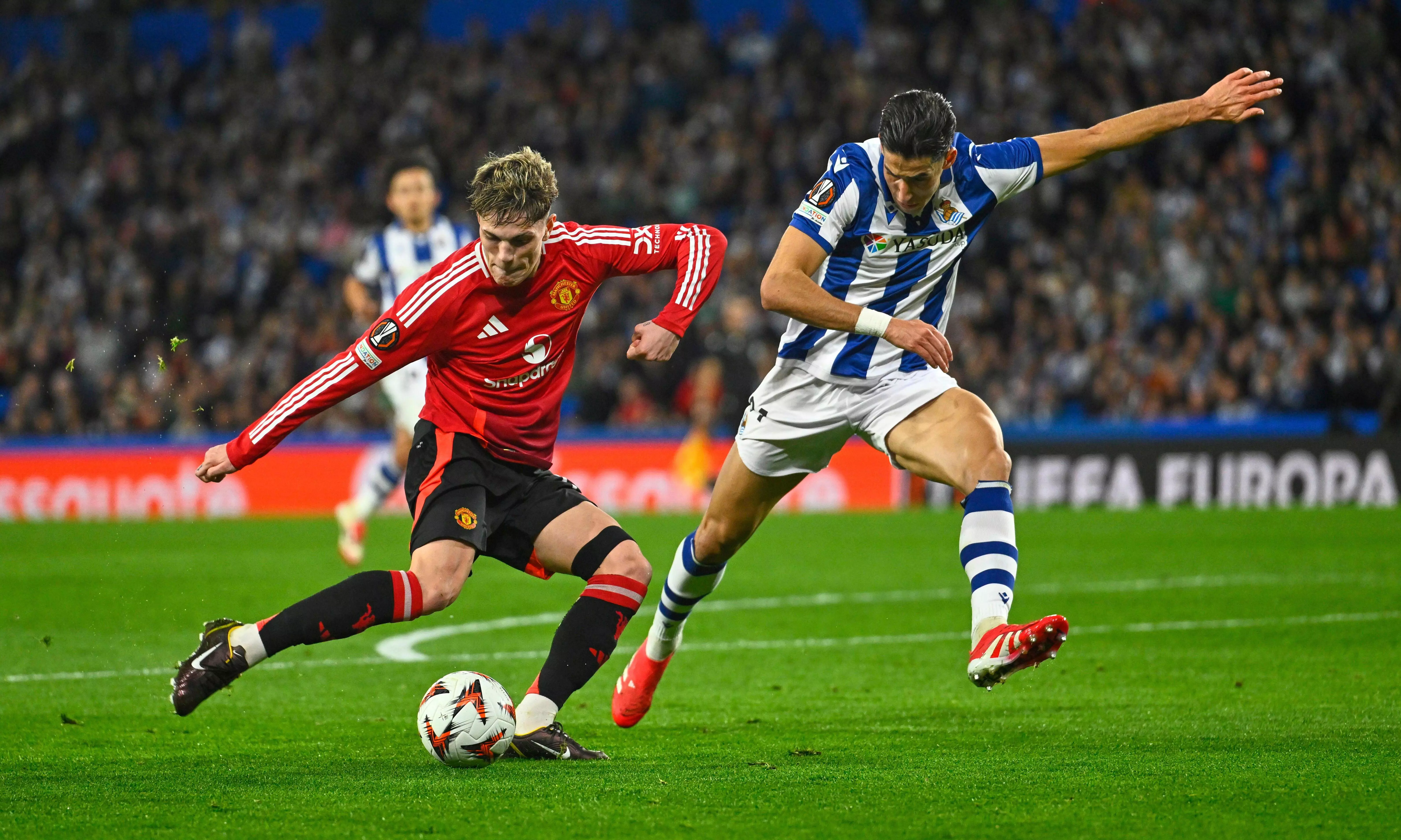 Europa League: Real Sociedad fight back to earn Manchester United draw