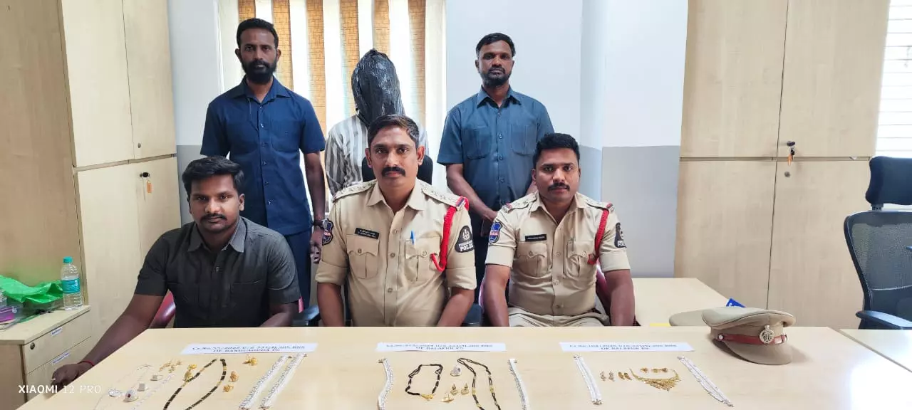 Habitual house burglar held in Hyderabad