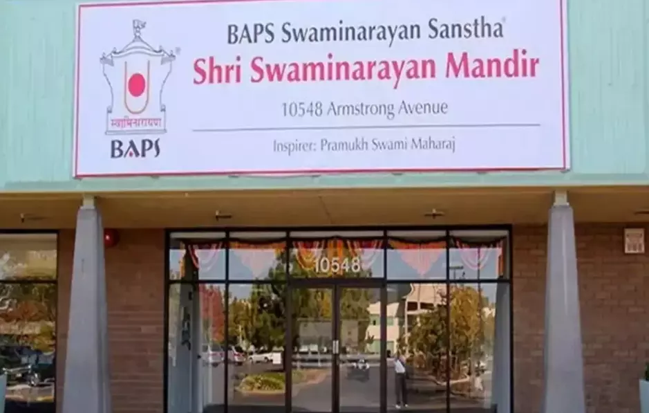 BAPS Hindu Temple in California Vandalised; Community Condemns Hate