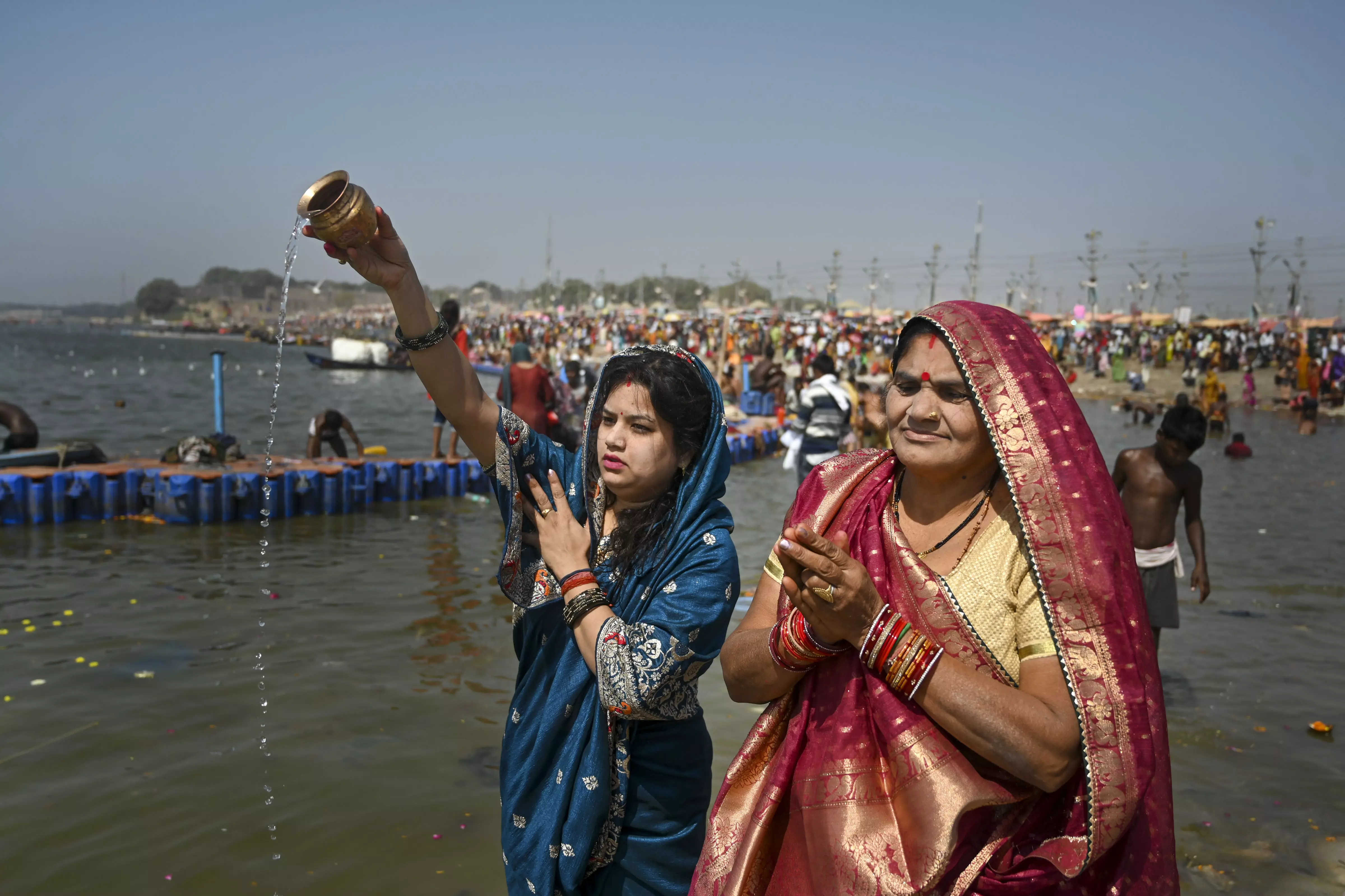 Maha Kumbh concludes, devotees continue to visit Sangam area