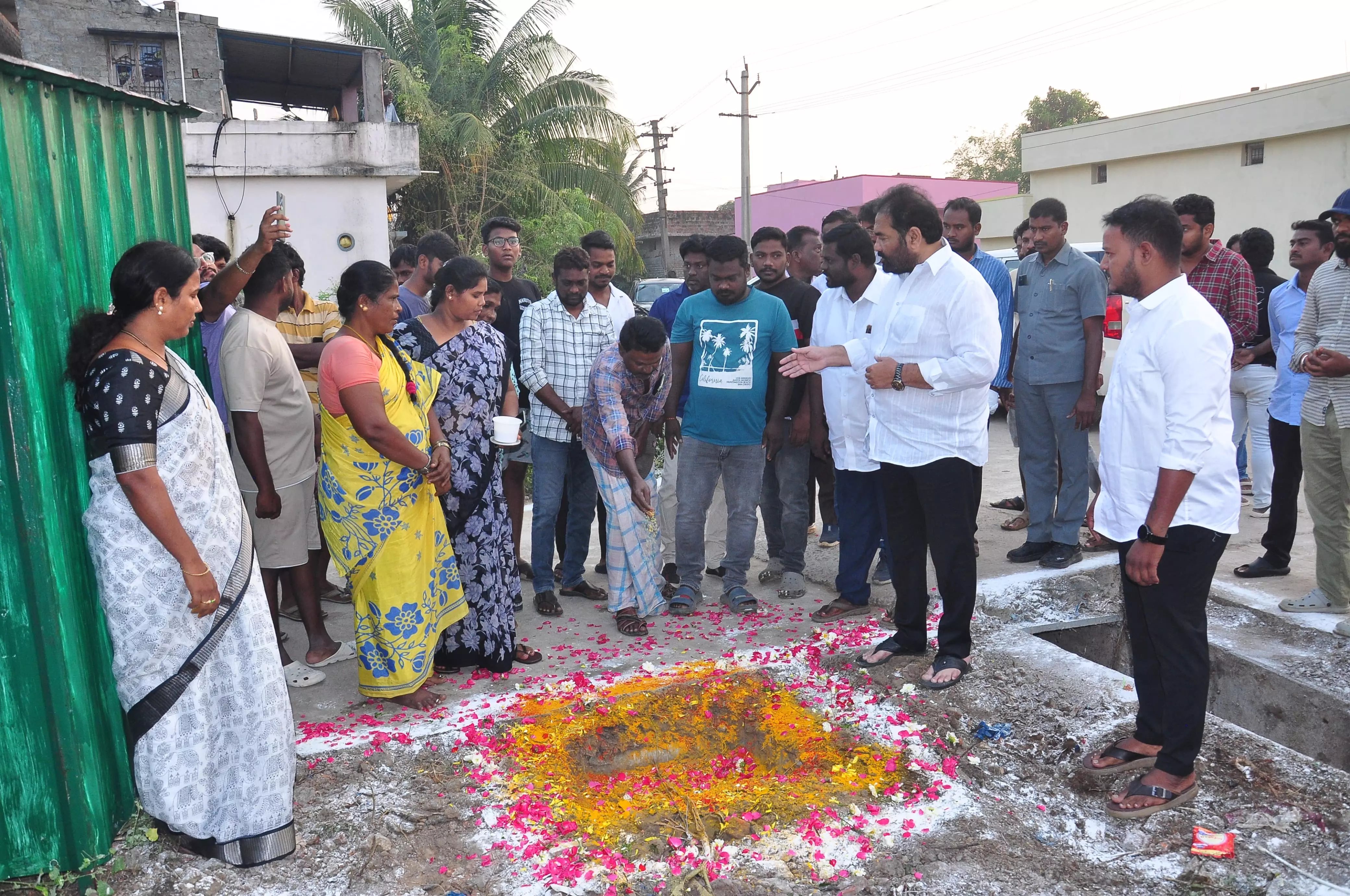 Foundations Laid for 105 Development Projects in Nellore Rural