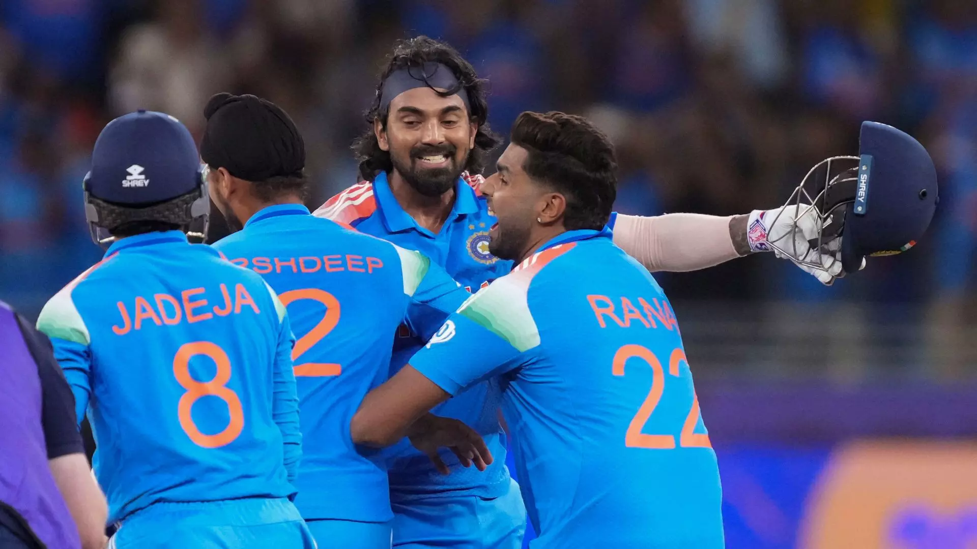 India win third Champions Trophy title with four-wicket victory over New Zealand