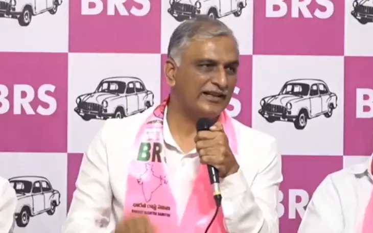 Harish Rao Accuses Revanth Reddy of Cheating SHGs