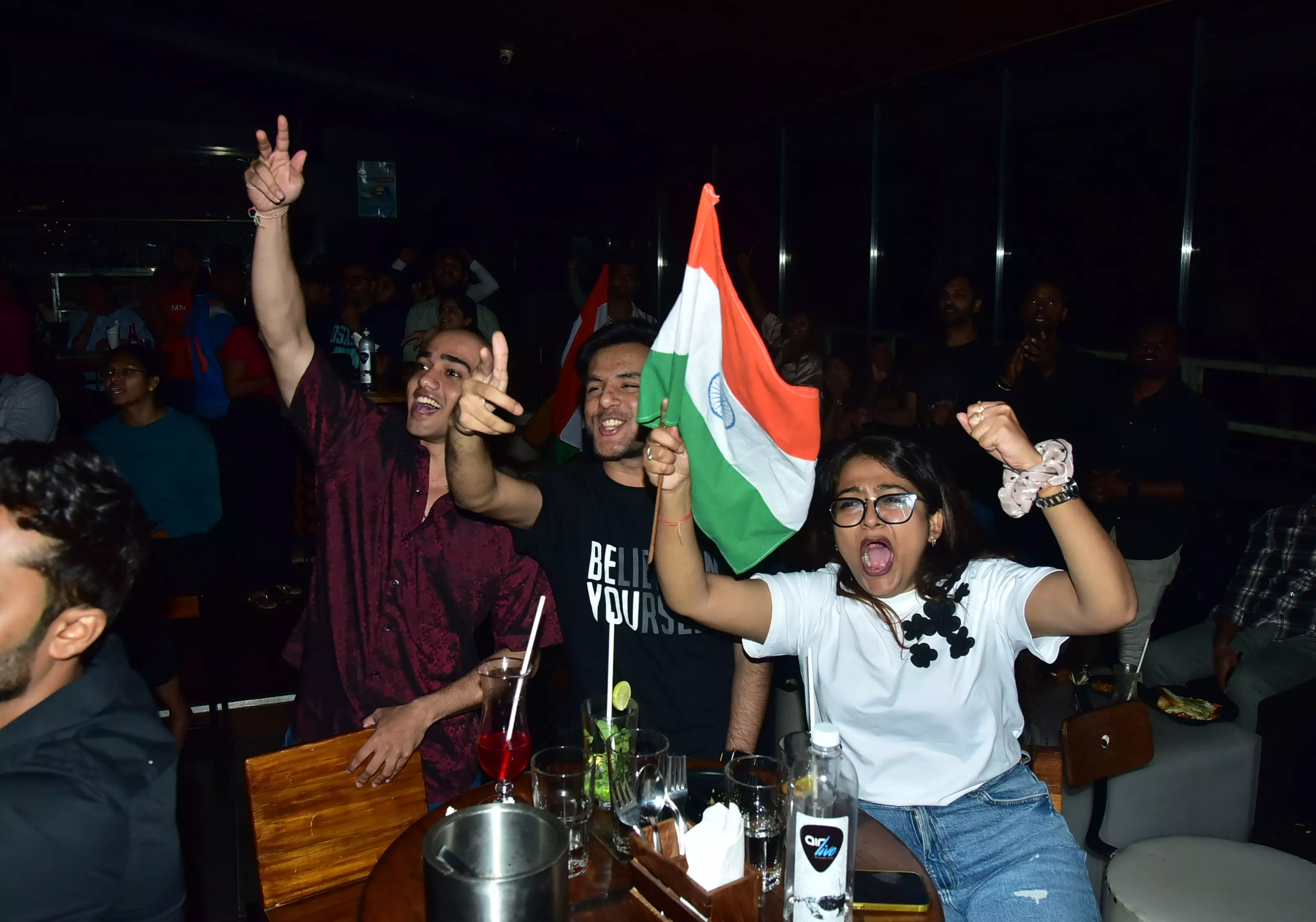 City Fans Celebrate As India Lifts Champions Trophy