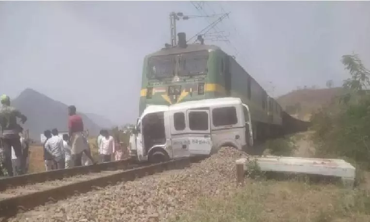 Goods train collides with ambulance in Odisha, 8 escape unhurt