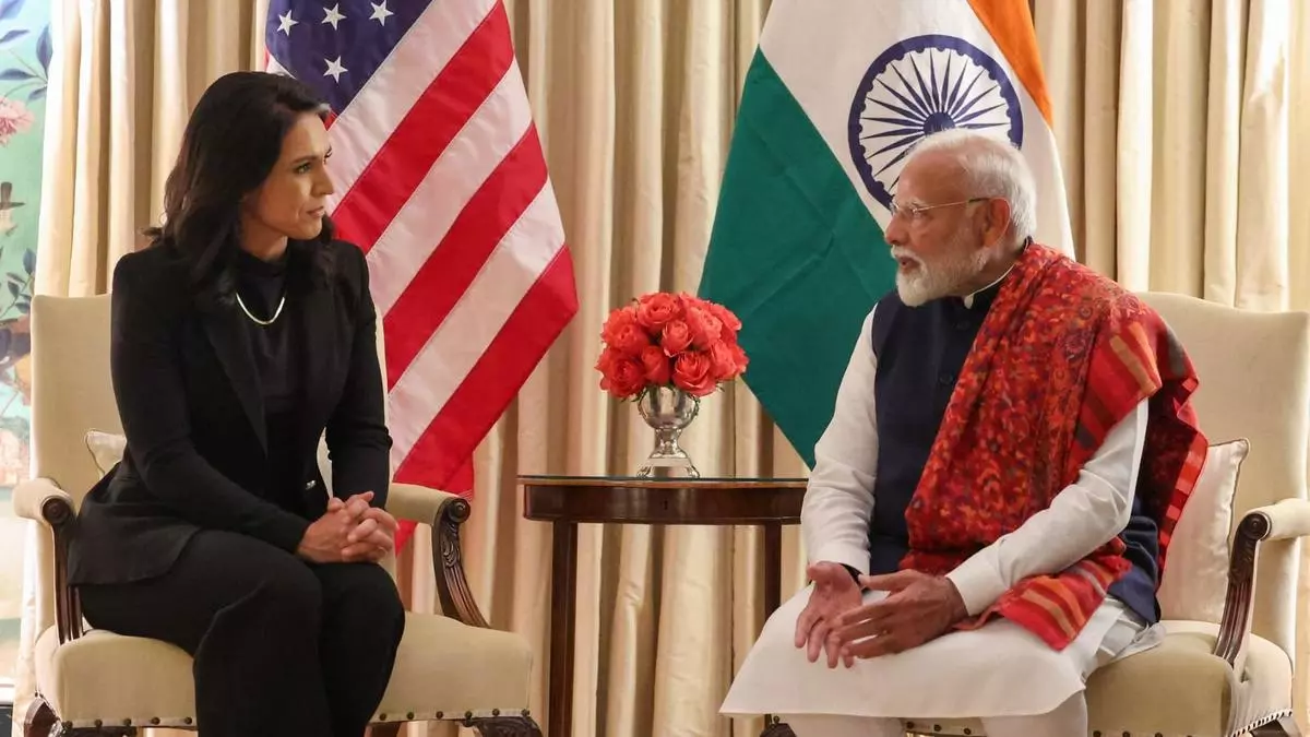 Modi discusses bilateral intelligence cooperation with US Director of National Intelligence Tulsi Gabbard