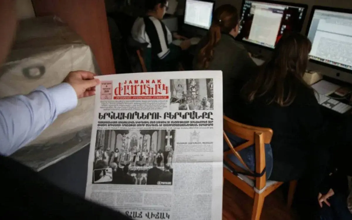 İstanbul-based Armenian language newspaper Jamanak marks 116th anniversary